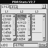 PDA Stats Palm OS