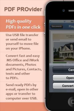 PDF PROvider for iPhone