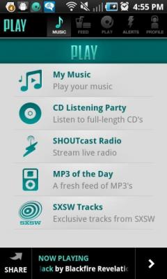 PLAY by AOL Music for Android