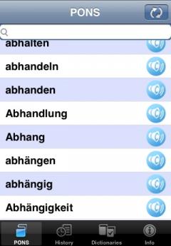 PONS Advanced Dictionary Italian-German (iPhone/iPad)