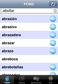 PONS Advanced Dictionary Spanish-German (iPhone/iPad)