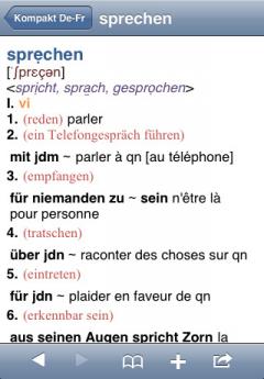 PONS Compact Dictionary French-German (iPhone/iPad)