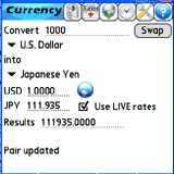 Palm Currency Converter
