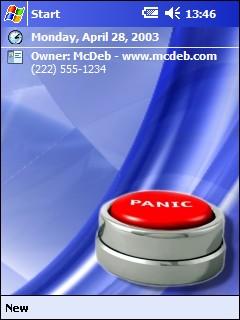 Panic Button Theme for Pocket PC