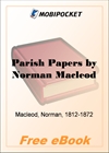 Parish Papers for MobiPocket Reader