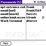 Password Store for Palm OS