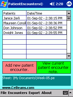 PatientEncounters