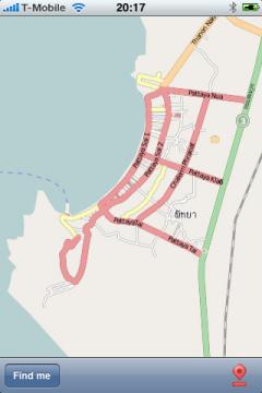 Pattaya Street Map