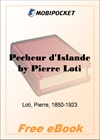 Pecheur d'Islande for MobiPocket Reader
