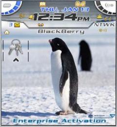 Penguin Theme for Blackberry 7100