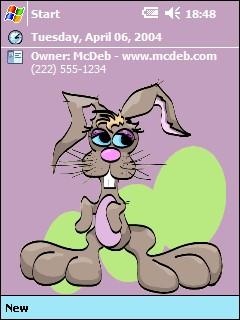 Peter Cottontail Theme for Pocket PC