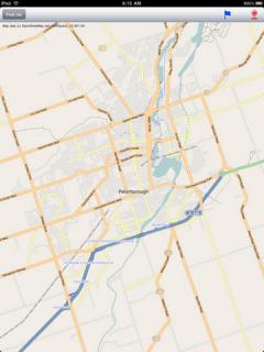 Peterborough, Ontario Street Map for iPad