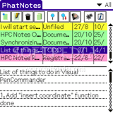 PhatNotes Palm OS Edition