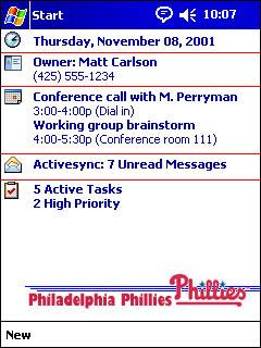 Philadelphia Phillies Theme for Pocket PC