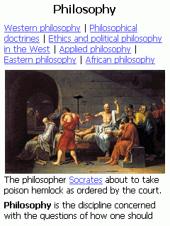 Philosophy Quick Study Guide (Palm OS)