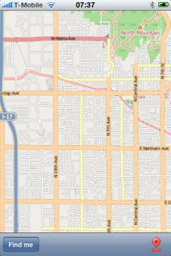 Phoenix Street Map