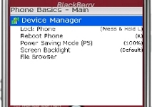 PhoneBasics - Device Manager