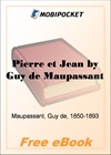 Pierre et Jean for MobiPocket Reader