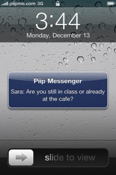 Piip Messenger for iPhone