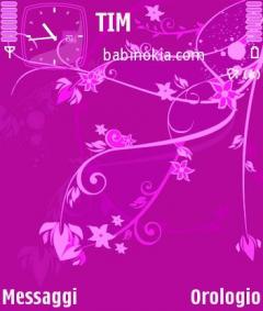 Pink Sea Flower Theme