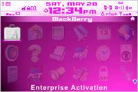 Pink Theme for BlackBerry 8700