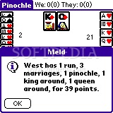Pinochle for Palm OS