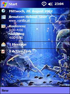 Pisces Animated Theme for Pocket PC