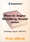 Plays by August Strindberg, Second series for MobiPocket Reader