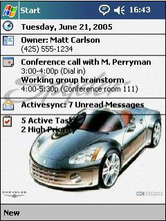 Plymouth Spyder AV Theme for Pocket PC