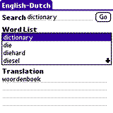 PocketDict English - Dutch for Palm