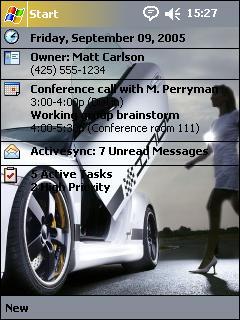 Porsche 911 Rinspeed 1 OVR Theme for Pocket PC