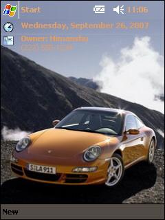 Porsche 911 Targa ph Theme for Pocket PC