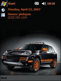 Porsche Cayenne S Transsyberia ph Theme for Pocket PC