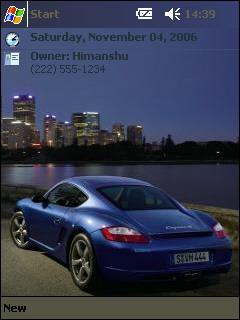 Porsche Cayman 2 ph Theme for Pocket PC