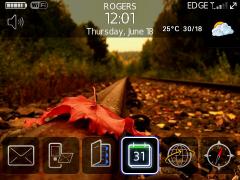 Precision Weather Theme for BlackBerry