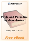 Pride and Prejudice for MobiPocket Reader