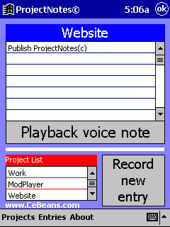 ProjectNotes