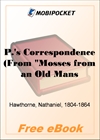 P.'s Correspondence for MobiPocket Reader
