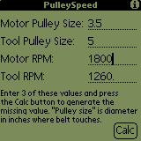 PulleySpeed