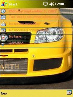 Punto Rally TR Theme for Pocket PC