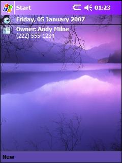 Purple Haze AMF Theme for Pocket PC