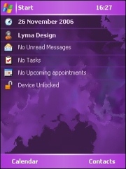 Purple Ink Theme for Pocket PC