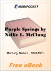 Purple Springs for MobiPocket Reader