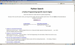Python Programming Specific Search plugin  - Firefox Addon