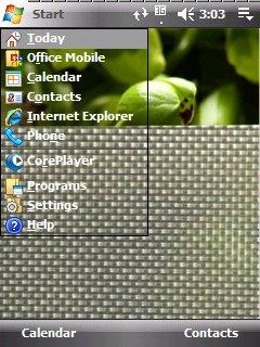 Quattro Carbon - Pocket PC Theme