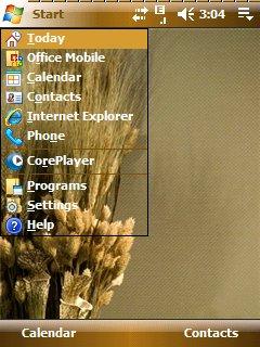 Quattro Olive - Pocket PC Theme