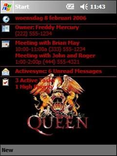 Queen Logo II bb Theme for Pocket PC