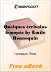 Quelques ecrivains francais for MobiPocket Reader