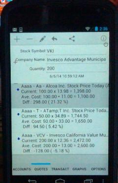 Quick Stock Quotes for Android