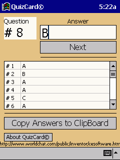 QuizCard
